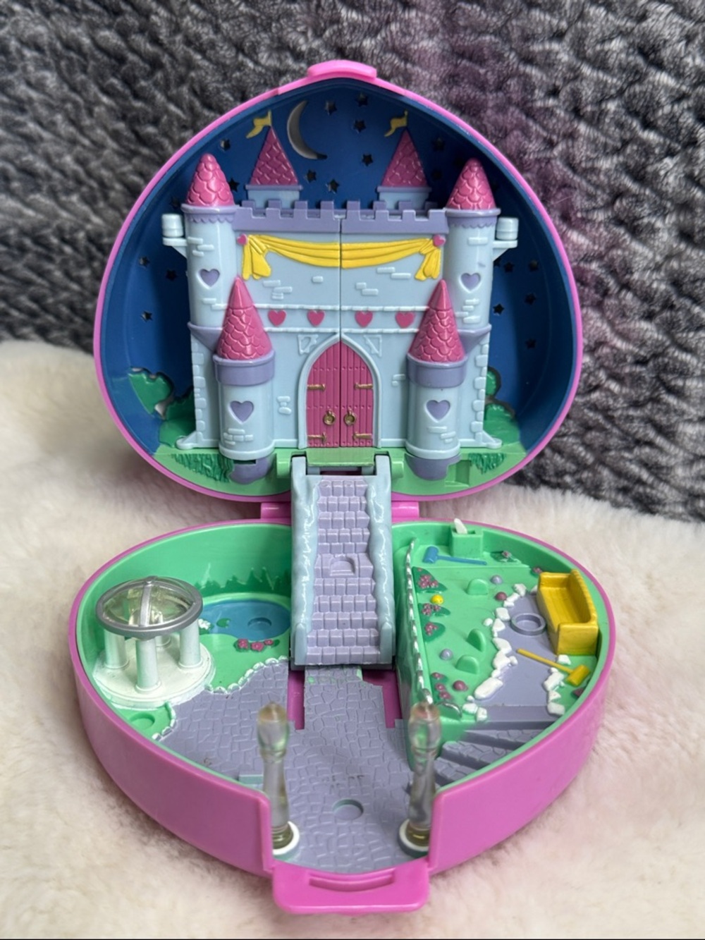 Polly Pocket Starlight Castle 1992 NOT Complete Set Vintage Blue Bird Toys